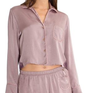 Midnight Bakery Crop PJ Top